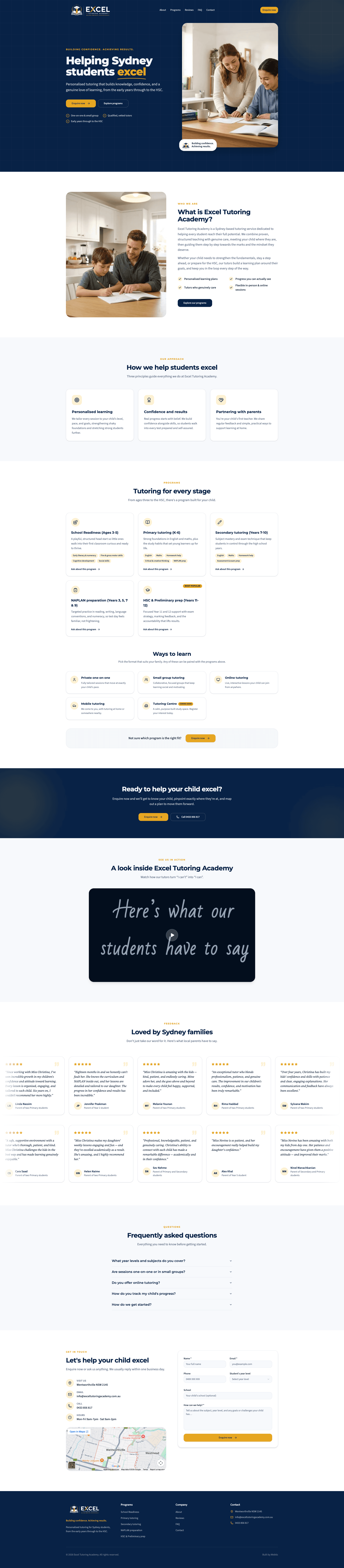 Excel Tutoring Academy